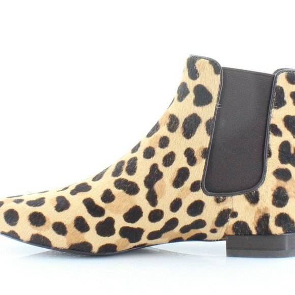 Tory Burch Animal Print Leather Upper Boots for Women for  Tory Burch Women\'s Orsay Leopard Bootie, NIB, 7